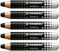 STABILO MARKDRY WHITEBOARD AND FLIPCHART