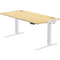 FELLOWES LEVADO WHITE DESK BASE AND MAPL