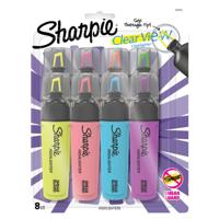 SHARPIE TANK HIGHLIGHTERS CLEARVIEW ASS