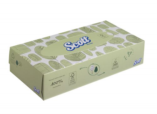 Scott Facial Tissues 8837 2 Ply 100 Sheets