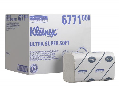 Kleenex%C2%AE+Ultra+Folded+Hand+Towels+6771+-+30+packs+x+96+White+3+ply+sheets+Medium