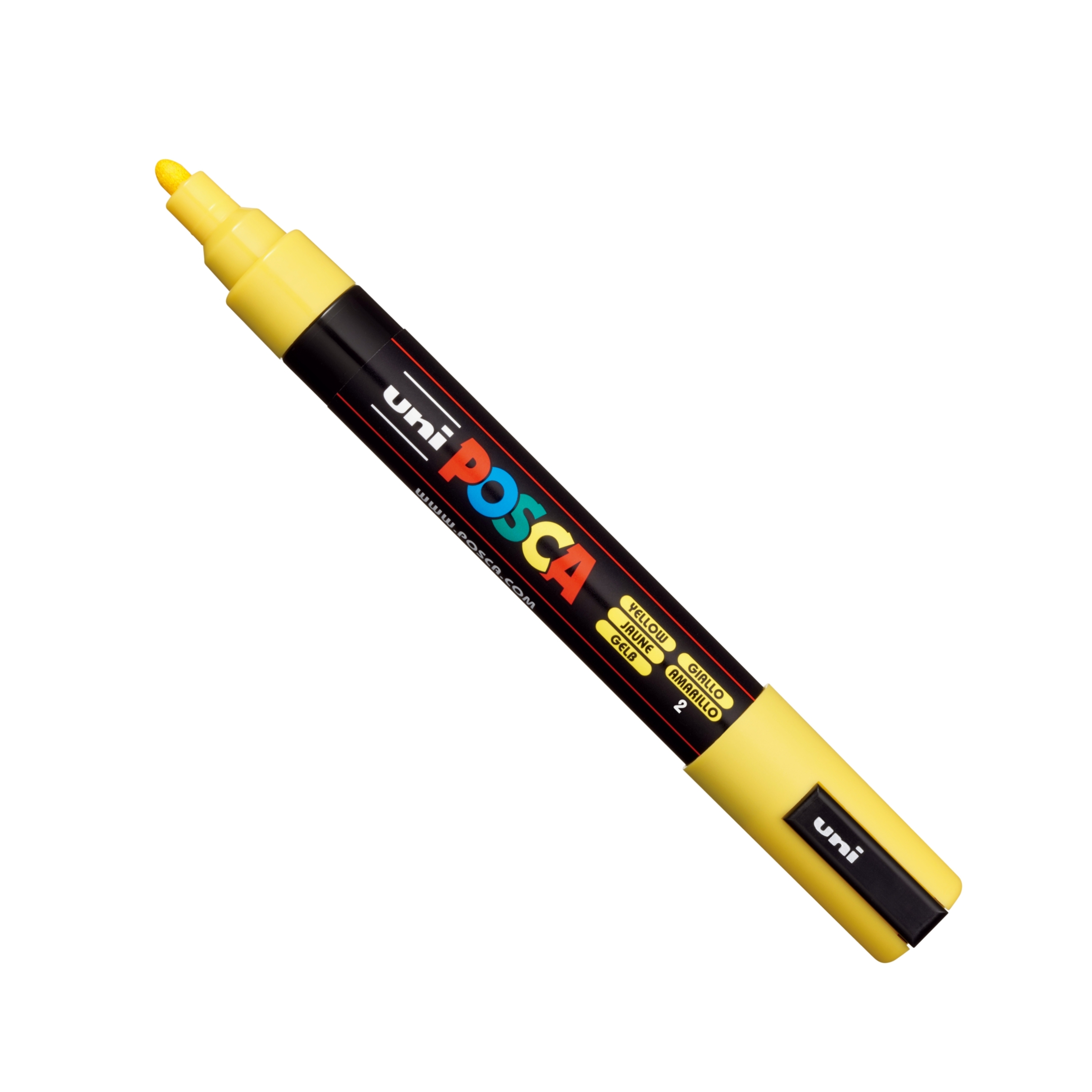 Posca PC-5M Marker Medium Yellow Single
