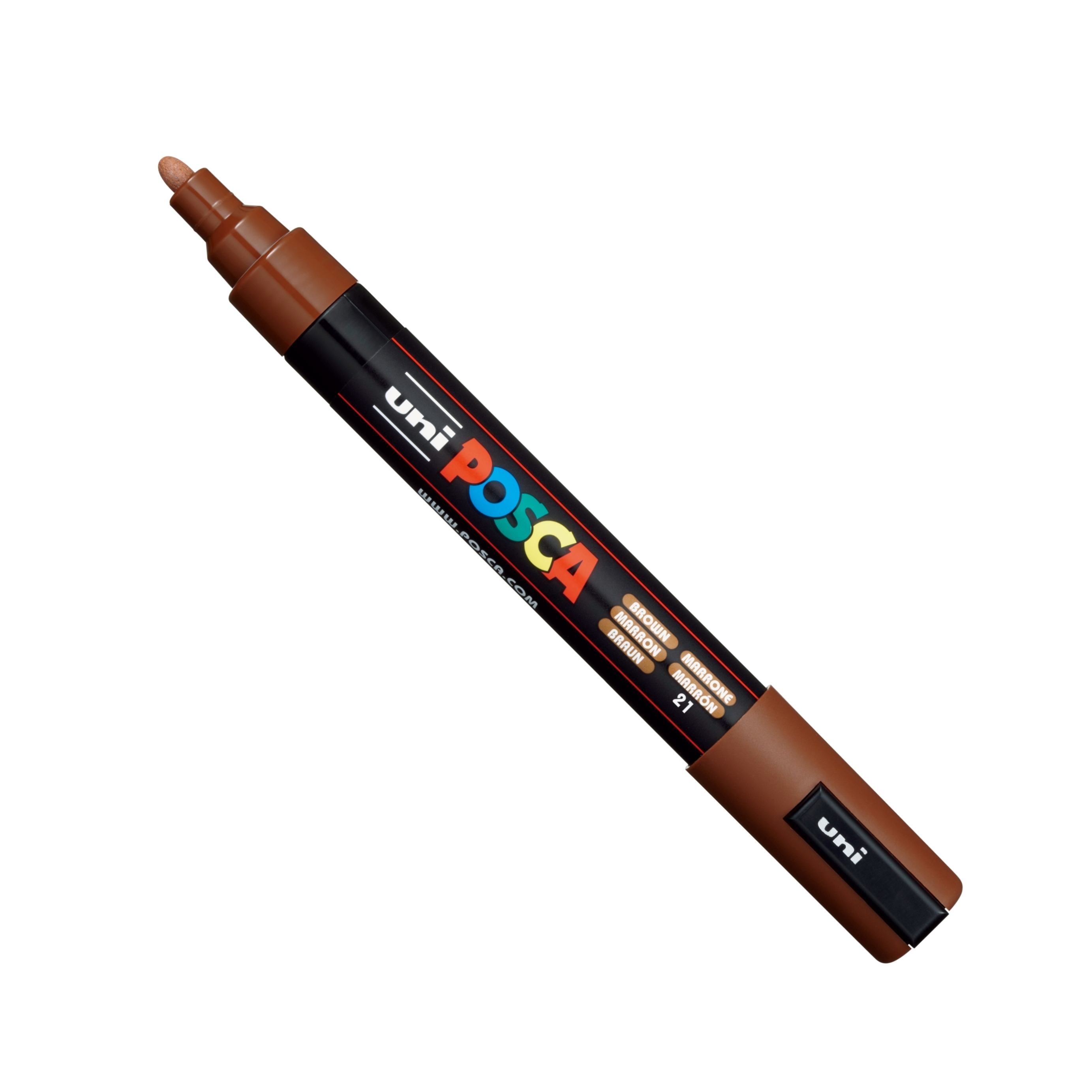 Posca PC-5M Marker Med Brown Single Pen