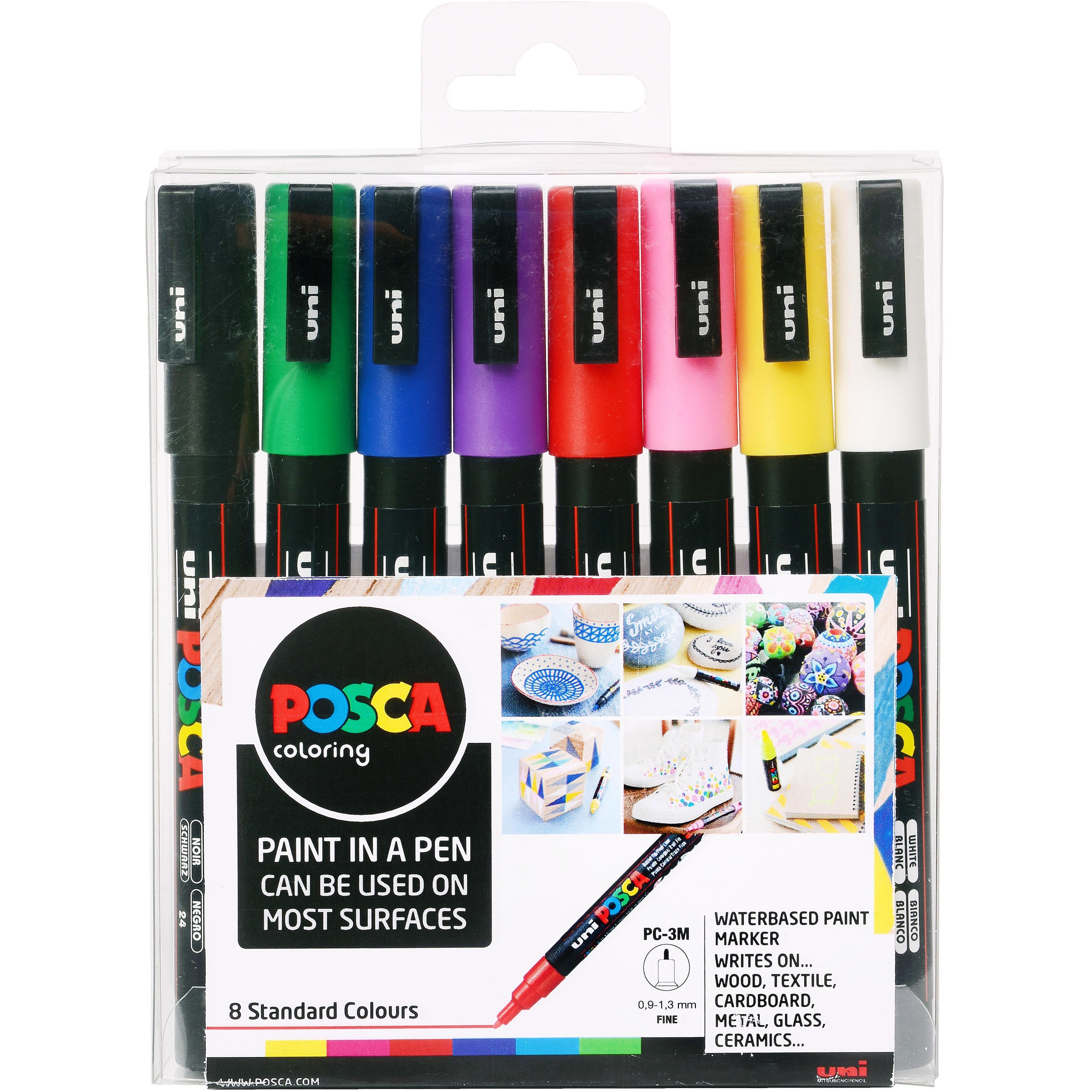 UNI-BALL POSCA PC-3M PAINT MKR FINE ASSO