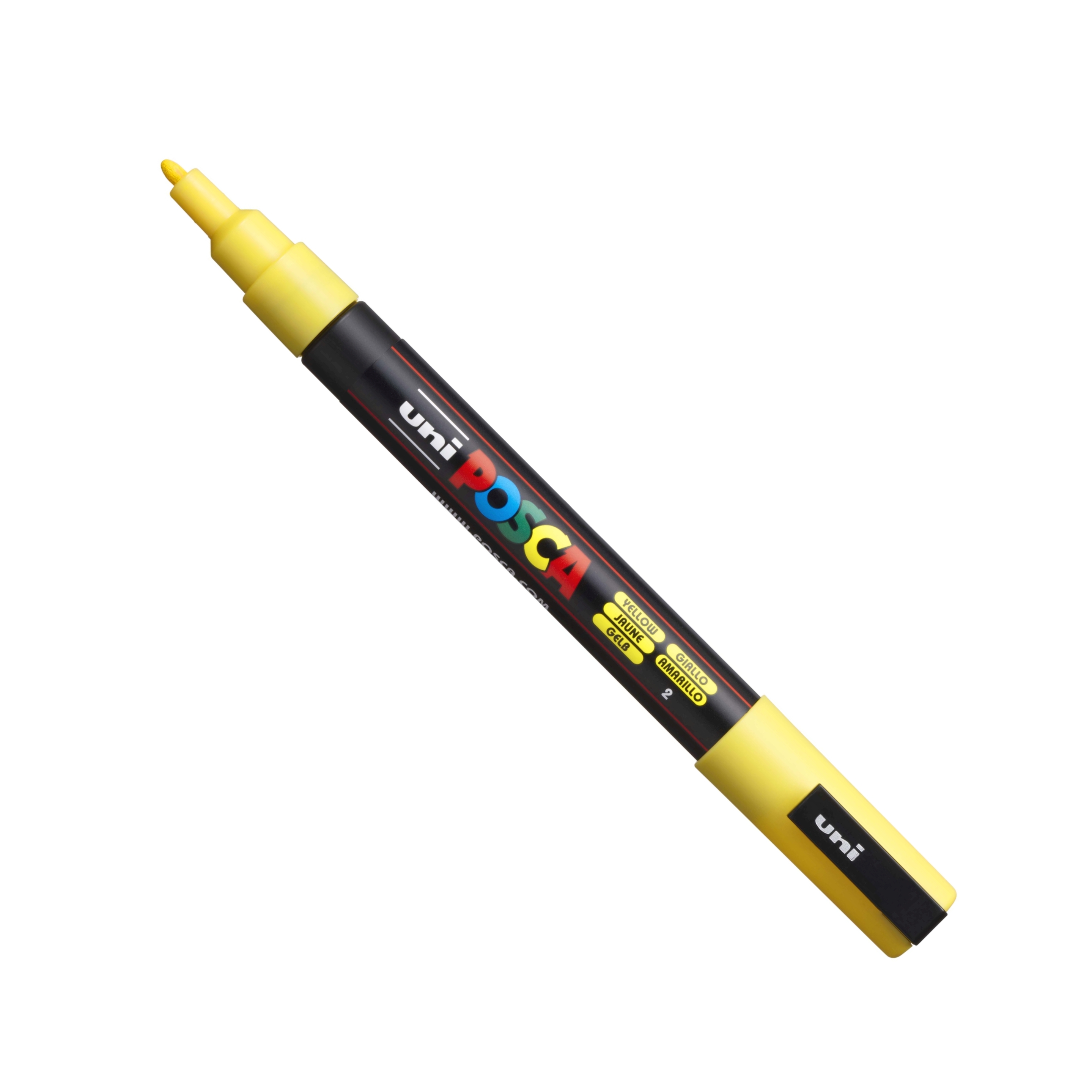 Posca PC-3M Marker Fine Yellow Single Pe