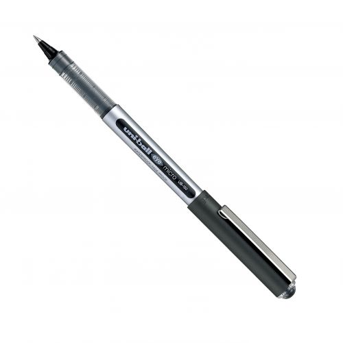 uni-ball+Eye+Micro+UB-150+Liquid+Ink+Rollerball+Pen+0.5mm+Tip+0.3mm+Line+Black+%28Pack+12%29+-+162545000