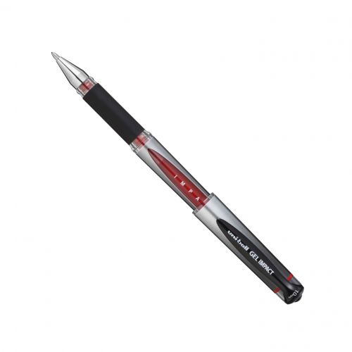 Uni-Ball Signo Impact Gel UM-153S Rollerball 1.0mm Red (Pack 12) 219014000