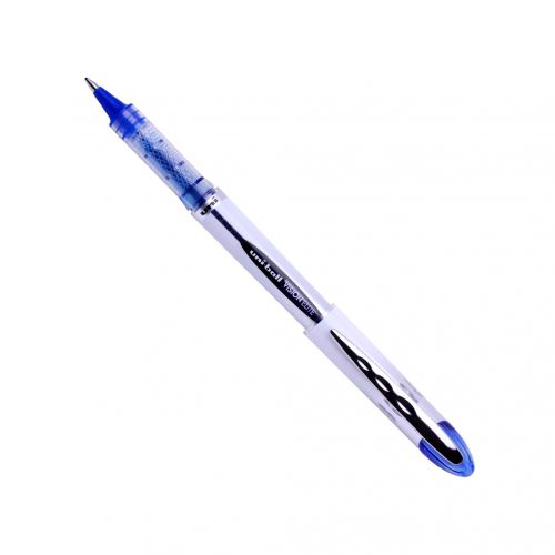 Rollerball Pens uni-ball Vision Elite UB-200 Liquid Ink Rollerball Pen 0.8mm Tip 0.5mm Line Blue (Pack 12)