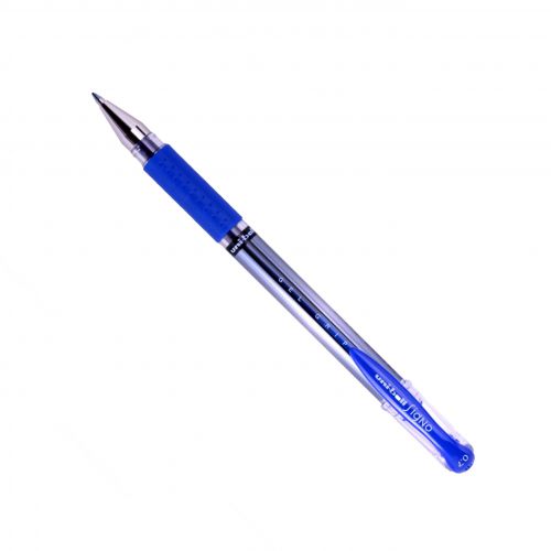 uni-ball+Signo+Gel+Grip+UM-151S+Rollerball+Pen+0.7mm+Tip+0.4mm+Line+Blue+%28Pack+12%29+-+751099000