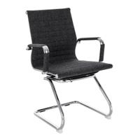 AURA MB FABRIC VISITOR CHAIR BKGY