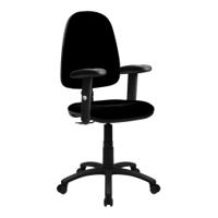 JAVA 100 1 LEVER OPS CHAIR ADJARMS BK