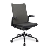 LIBRA HIGH BACK FABRIC EXEC CHAIR GRY