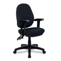 JAVA 300 3 LEVER OPS CHAIR ADJARMS BK
