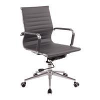 AURA MB BONDED LEATHER EXEC CHAIR GRY