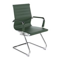 AURA MB BOND LEATHER VISITOR CHAIR GN