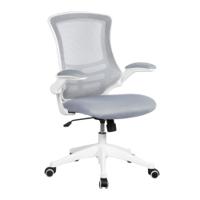 LUNA HB GRY MESH OPS CHAIR WH SHELL