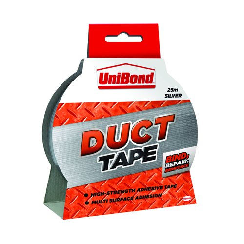 UniBond+Duct+Tape+50mm+x25m+Silver+1667753