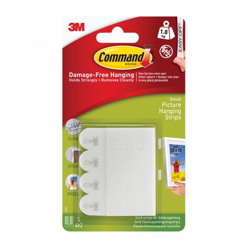 3M+Command+Adhesive+Small+Picture+Hanging+Strips+White+%28Pack+4%29+17206