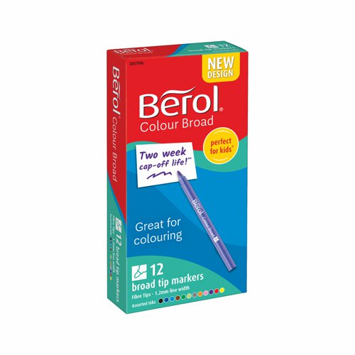 Berol+Colour+Broad+Box+Assorted+Colours+%28Pack+12%29+2057596