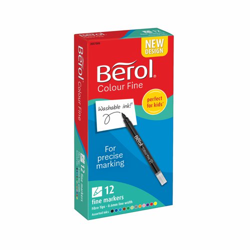 Berol+Colour+Fine+Box+Assorted+Colours+%28Pack+12%29+2057599
