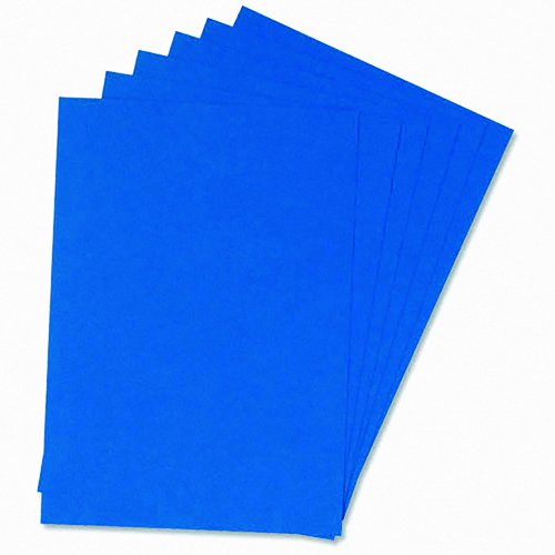 Leathergrain+Binding+Cover+A4+Blue+240gsm+%28Pack+100%29