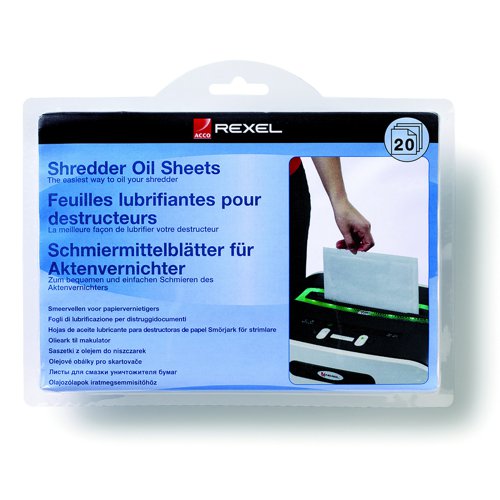 Rexel Shredder Oil Sheets (20) 2101949