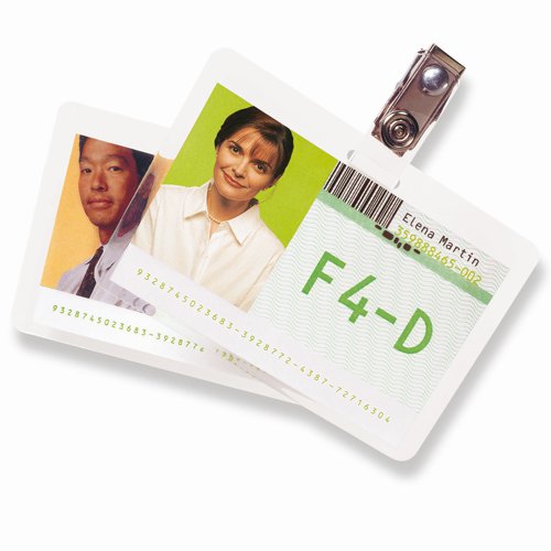 GBC Premium Quality Badge Card Laminating Pouch 67x98.5mm (100) 3743177
