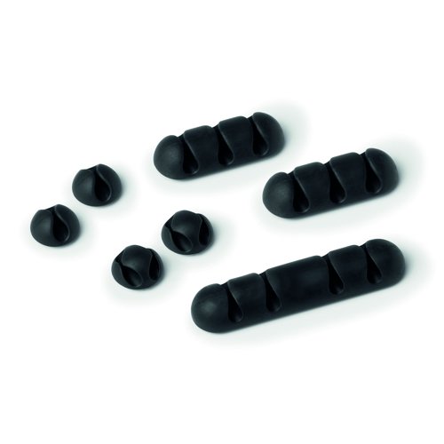 Durable CAVOLINE CLIP MIX Graphite (Pack 7) 504137 Durable CAVOLINE CLIP MIX Graphite (Pack 7) 504137