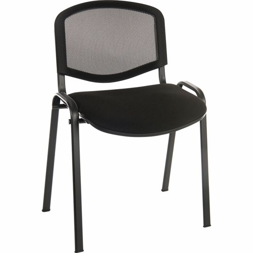 Teknik Office Stackable Mesh Conference Black 1500MESHBLK Teknik Office Stackable Mesh Conference Black 1500MESHBLK