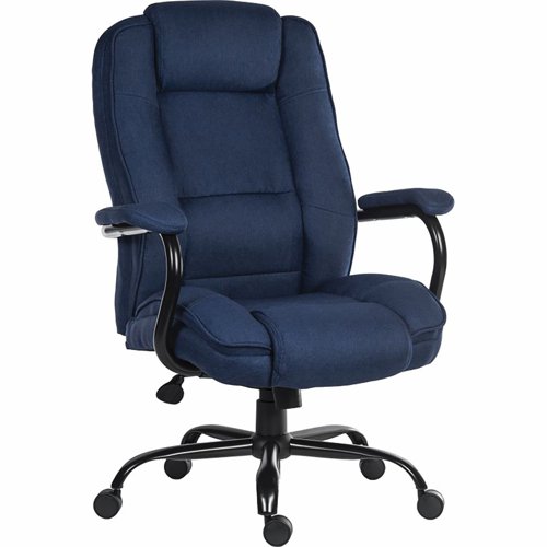 Teknik Office Goliath Duo Heavy Duty Fabric Executive Chair Ink Blue 6991 Teknik Office Goliath Duo Heavy Duty Fabric Executive Chair Ink Blue 6991