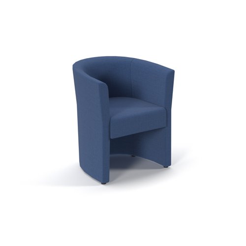 Luxe Fabric Single Tub Chair Cobalt Blue LUX50001-CB Luxe Fabric Single Tub Chair Cobalt Blue LUX50001-CB