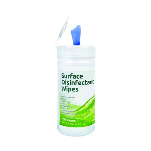Disinfectant+Wipes+Tub+%28Pack+200%29