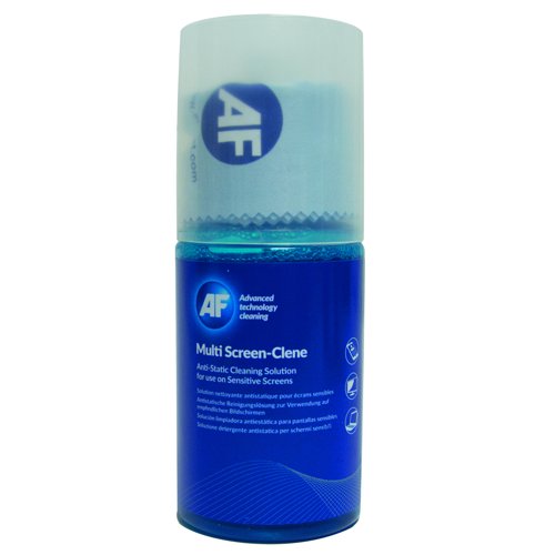 AF Multi-Screen Clene Gentle Screen Cleaning Solution & Cloth 200ml MCA_200MIF AF Multi-Screen Clene Gentle Screen Cleaning Solution & Cloth 200ml MCA_200MIF