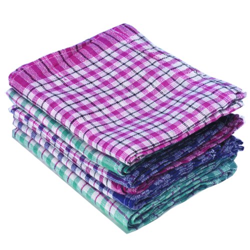 Tea+Towels+Chequered+%28Pack+10%29+311