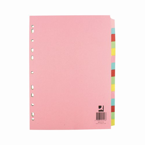 Subject+Dividers+15+Part+A4+Multicolour+%28Pack+10%29