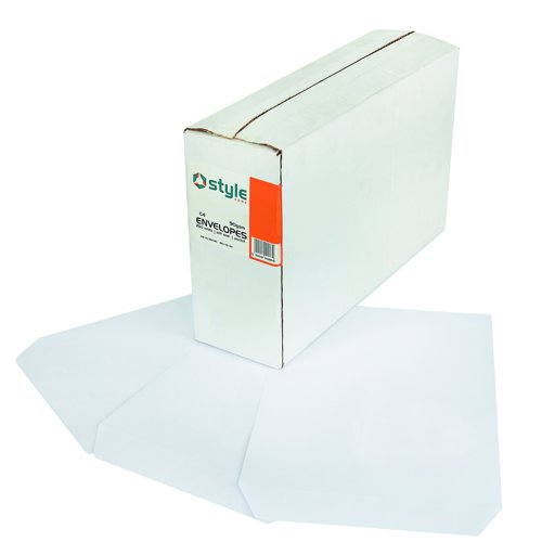 Style+Pocket+Envelopes+Self-Seal+C4+White+90gsm+%28Pack+250%29