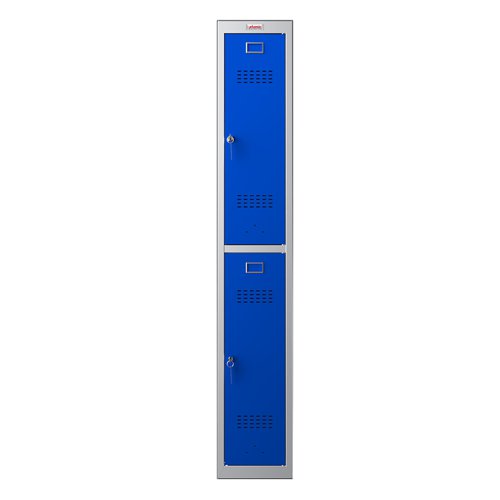 Phoenix PL1230 1 Column 2 Door Locker Grey/Blue Key Lock PL1230GBK Phoenix PL1230 1 Column 2 Door Locker Grey/Blue Key Lock PL1230GBK