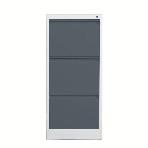 Phoenix FC Series Filing Cabinet 3 Drawer Key Lock Grey/Anthracite FC1003GAK Phoenix FC Series Filing Cabinet 3 Drawer Key Lock Grey/Anthracite FC1003GAK
