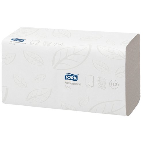 Tork+Xpress+H2+Soft+Hand+Towel+2ply+136sheets+White+%28Pack+21%29+120288