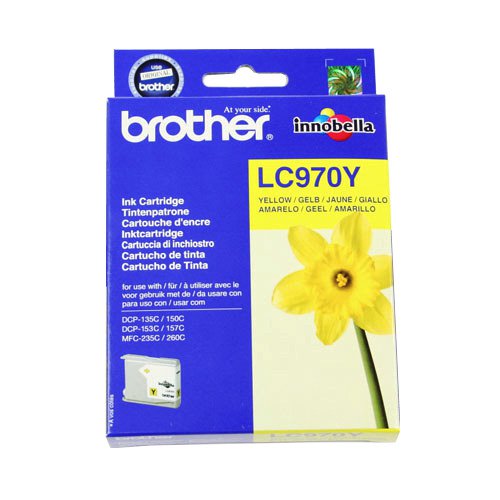 Brother+Inkjet+Cartridge+Yellow+LC970Y