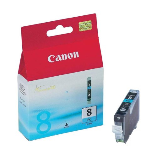 Canon+No.8+Inkjet+Cartridge+Photo+Cyan+CLI-8PC