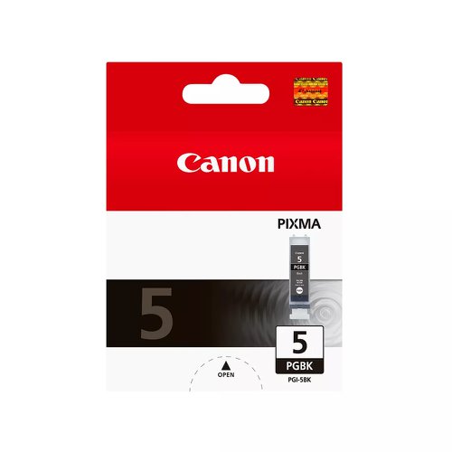Canon+No.5+Inkjet+Cartridge+Black+PGI-5BK+0628B001