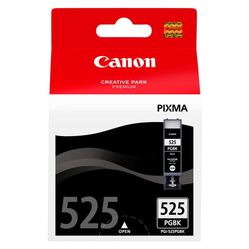 Canon+No.525+Inkjet+Cartridge+Black+PGI-525PGBK+4529B001