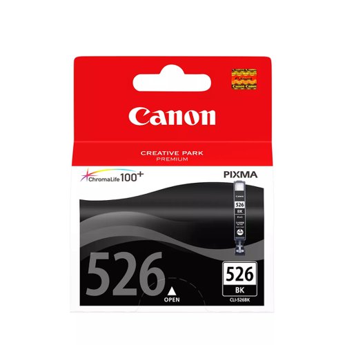 Canon+No.526+Inkjet+Cartridge+Black+CLI-526BK+4540B001