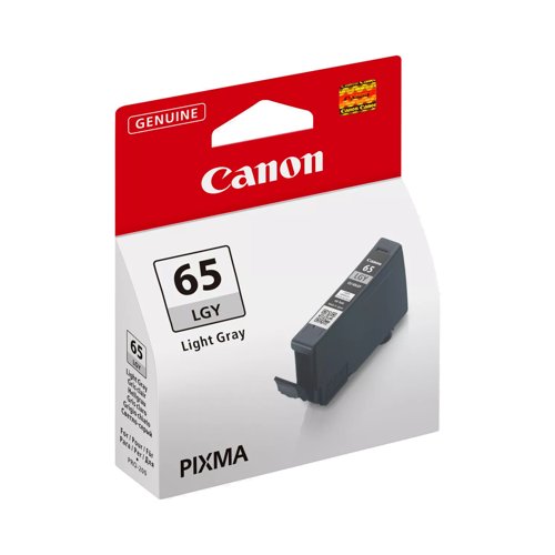 Canon CLI-65LGY Inkjet Cartridge Light Grey 4222C001 Canon CLI-65LGY Inkjet Cartridge Light Grey 4222C001