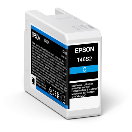 Epson T46S2 Inkjet Cartridge Cyan C13T46S200 Epson T46S2 Inkjet Cartridge Cyan C13T46S200