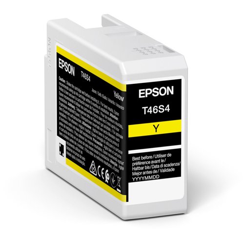 Epson T46S4 Inkjet Cartridge Yellow C13T46S400 Epson T46S4 Inkjet Cartridge Yellow C13T46S400