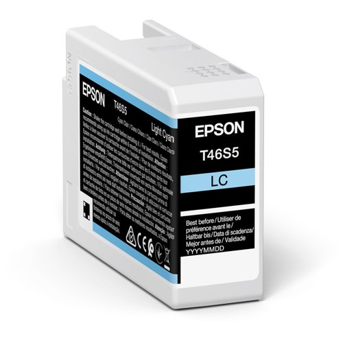 Epson T46S5 Inkjet Cartridge Light Cyan C13T46S500 Epson T46S5 Inkjet Cartridge Light Cyan C13T46S500