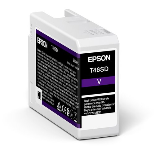 Epson T46SD Inkjet Cartridge Violet C13T46SD00 Epson T46SD Inkjet Cartridge Violet C13T46SD00