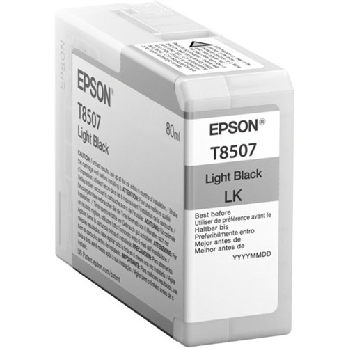 Epson T8507 Inkjet Cartridge Light Black C13T850700 Epson T8507 Inkjet Cartridge Light Black C13T850700